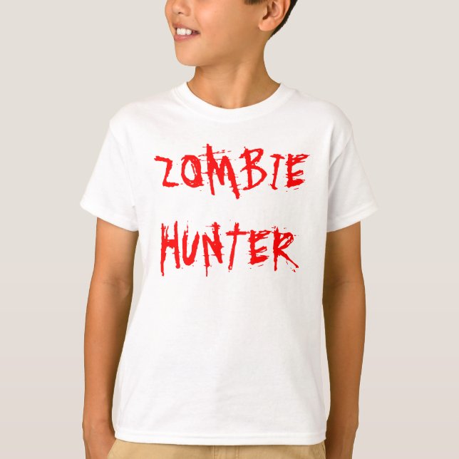 Zombiejägare (ungar) tee shirt (Framsida)