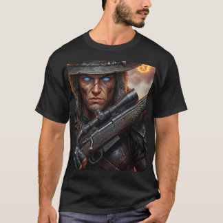 Zombiejägare Vintage Halloween Häxjägare Mörk T Shirt