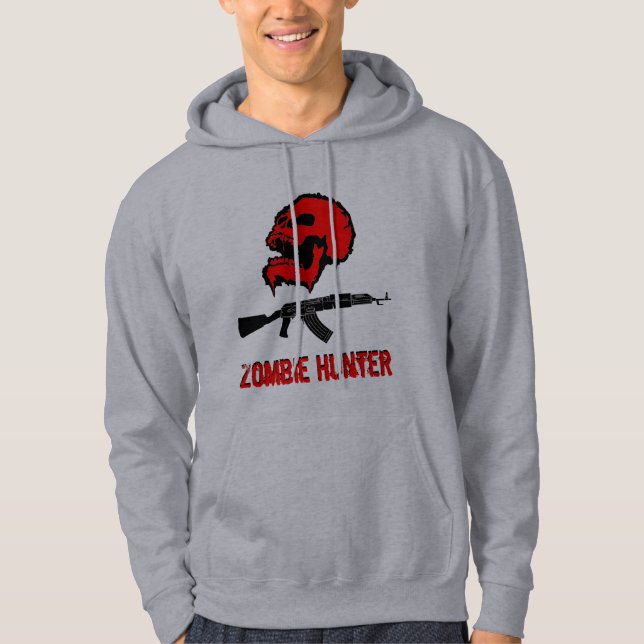 ZombiejägareHoodie Sweatshirt (Framsida)