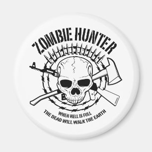 Zombiejägaremagnet Magnet