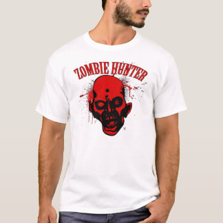 ZombiejägareRed&Black Headshot Tee