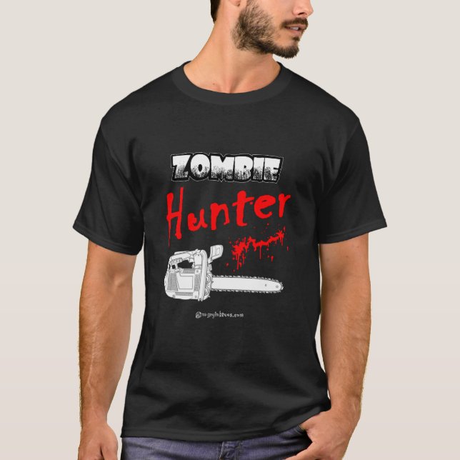 ZOMBIEJÄGARET-TRÖJA TEE (Framsida)