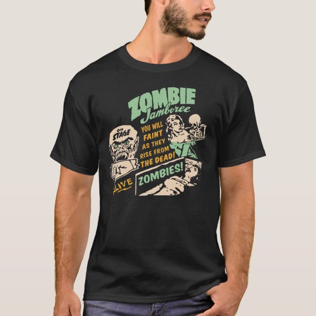ZombieJamboree - du ska SVIMMAR! T Shirt (Framsida)