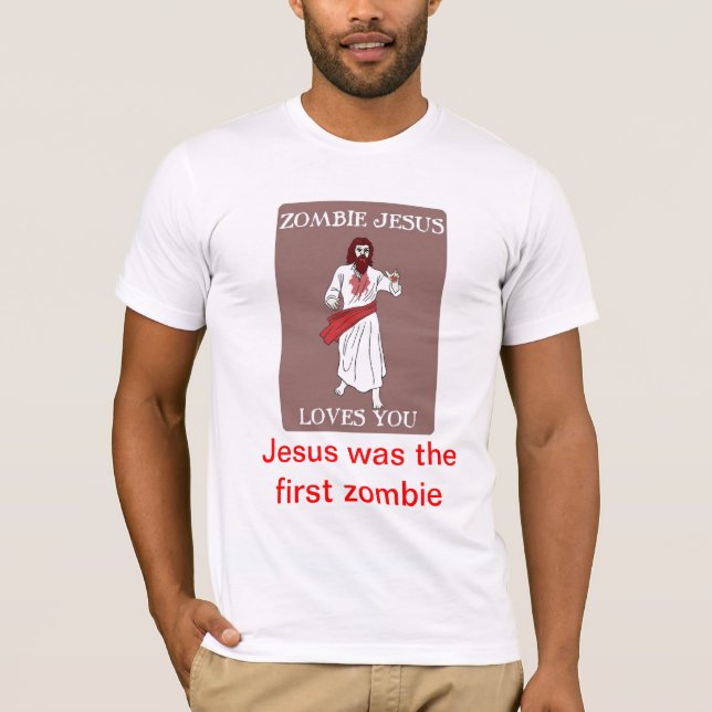 ZombieJesus T-tröja T Shirt (Framsida)
