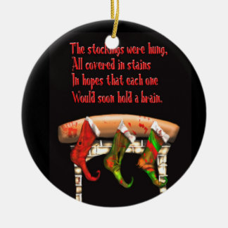 zombiejul julgransprydnad keramik