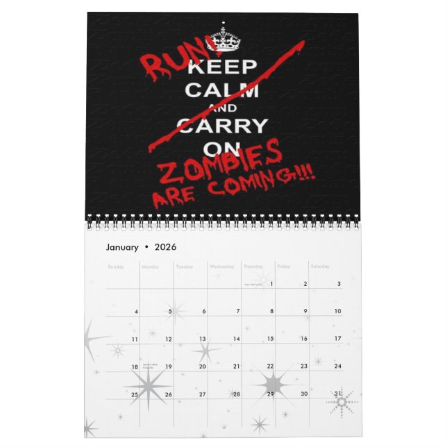 zombiekalender 2013 kalender (Jan 2026)