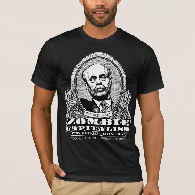 Zombiekapitalismskjorta T-shirt (Framsida)