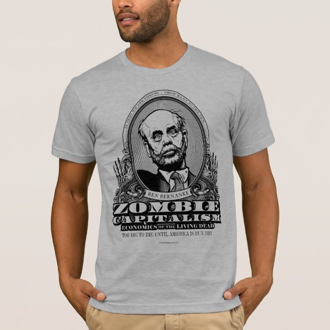 Zombiekapitalismskjorta T-shirt (Framsida)