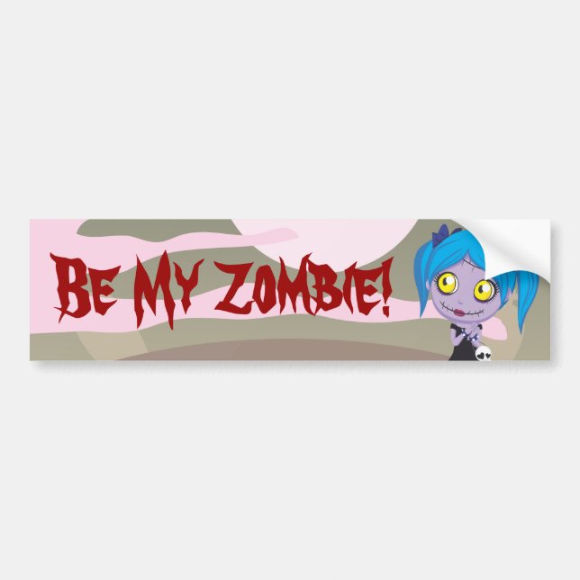 Zombiekärlek Bildekal (Framsidan)