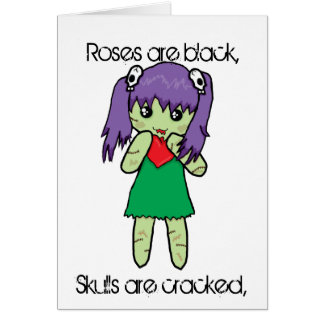 Zombiekärlek Hälsningskort