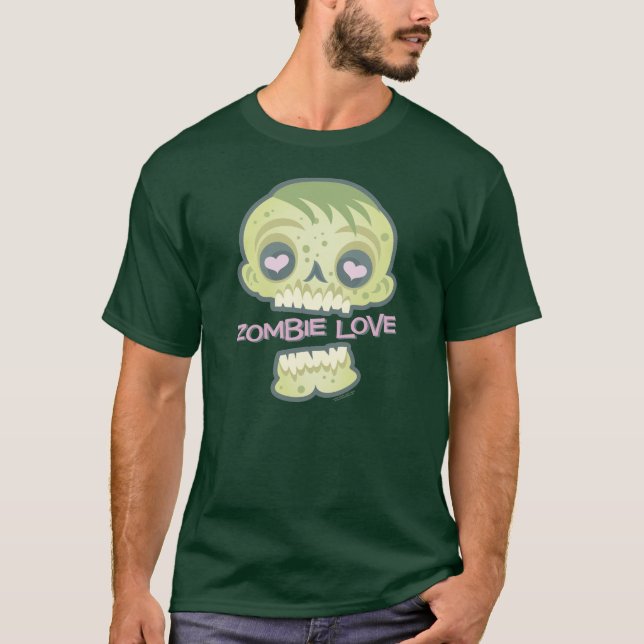 Zombiekärlek: Odödaromantik T-shirt (Framsida)