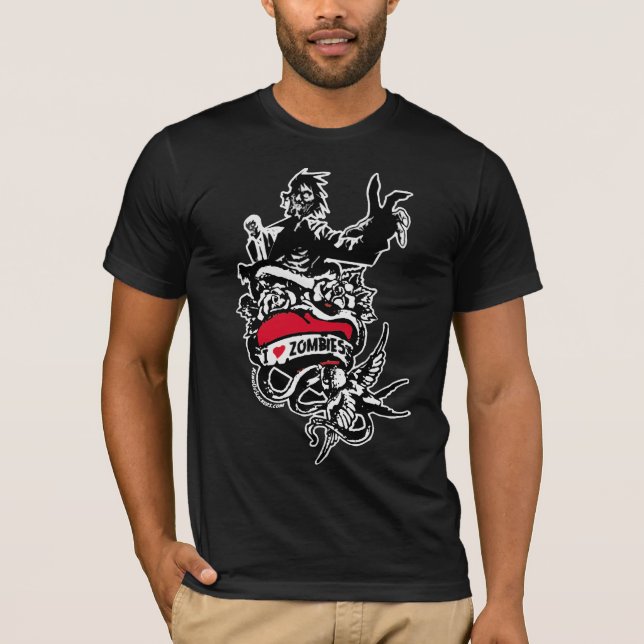ZombiekärlekT-tröja T-shirt (Framsida)