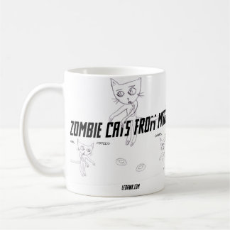 Zombiekatter från fördärvar #06 kaffemugg