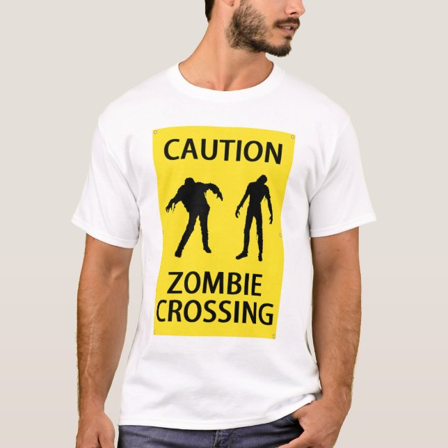 Zombiekorsning - vuxen t shirt (Framsida)