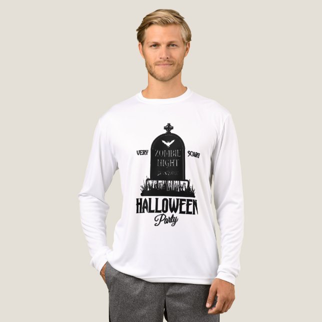 zombiekväll t shirt (Hel framsida)