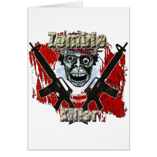 Zombiemördare 4 hälsningskort