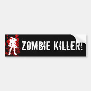 ZOMBIEMÖRDARE! bildekal
