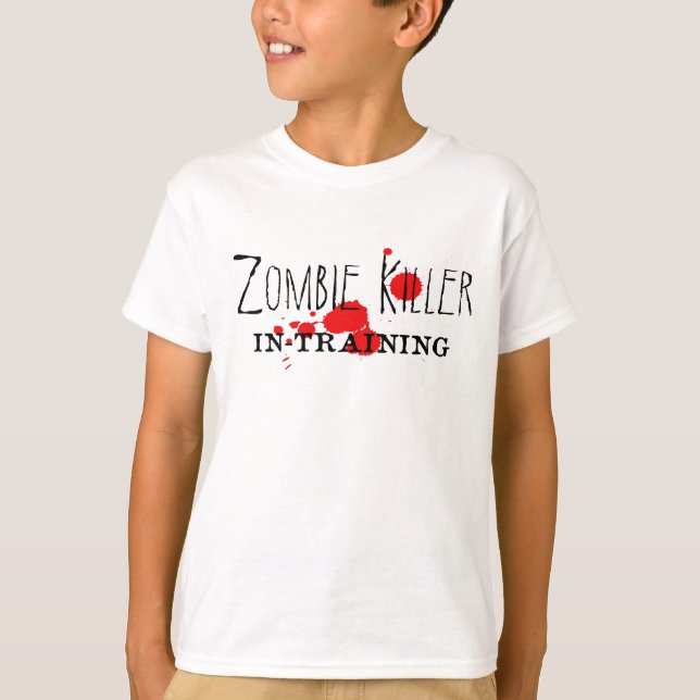 Zombiemördare i utbildningsbarnT-tröja T Shirt (Framsida)