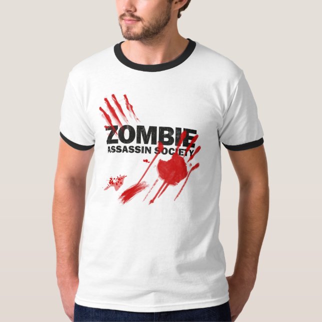 Zombiemördaresamhälle T Shirt (Framsida)
