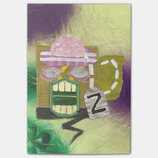Zombiemugg som Posta-Det noterar Post-it Block