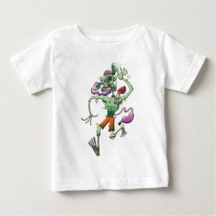 Zombien besvärar in att falla ifrån varandra t-shirt