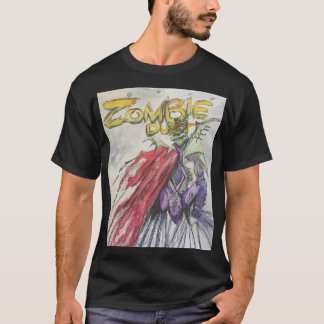 Zombien dammar av t-shirt