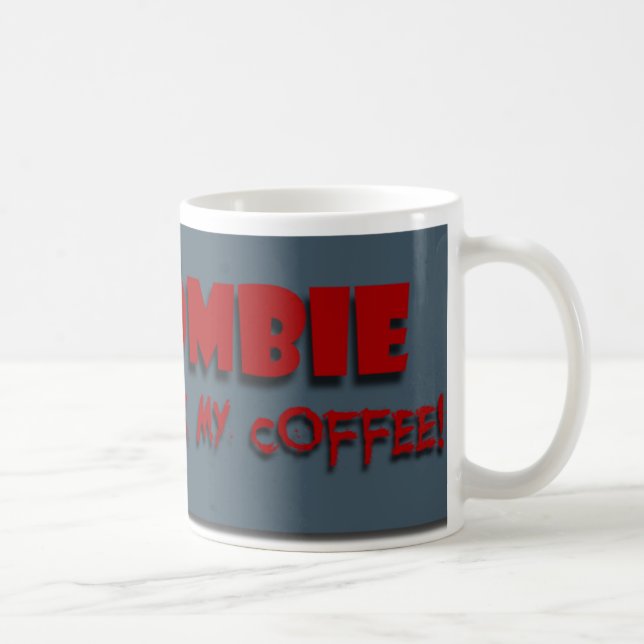 Zombien drack mitt kaffe! Mugg (Höger)