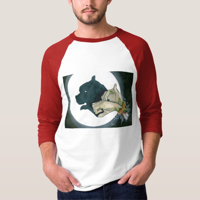 zombien räcker shadowpuppets 1 t-shirt (Framsida)