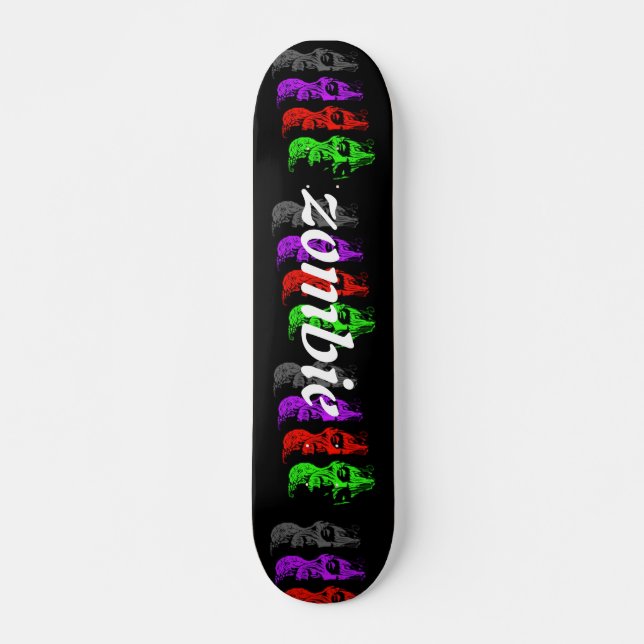 Zombien stiger ombord mini skateboard bräda 18,5 cm (Framsida)
