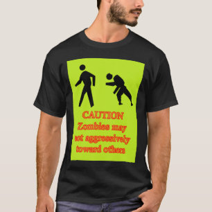 zombien undertecknar t shirt
