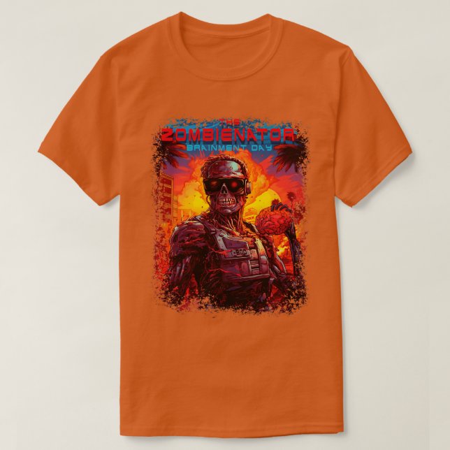 Zombienator T Shirt (Design framsida)