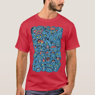 ZOMBIEPALOZA BLUE T SHIRT