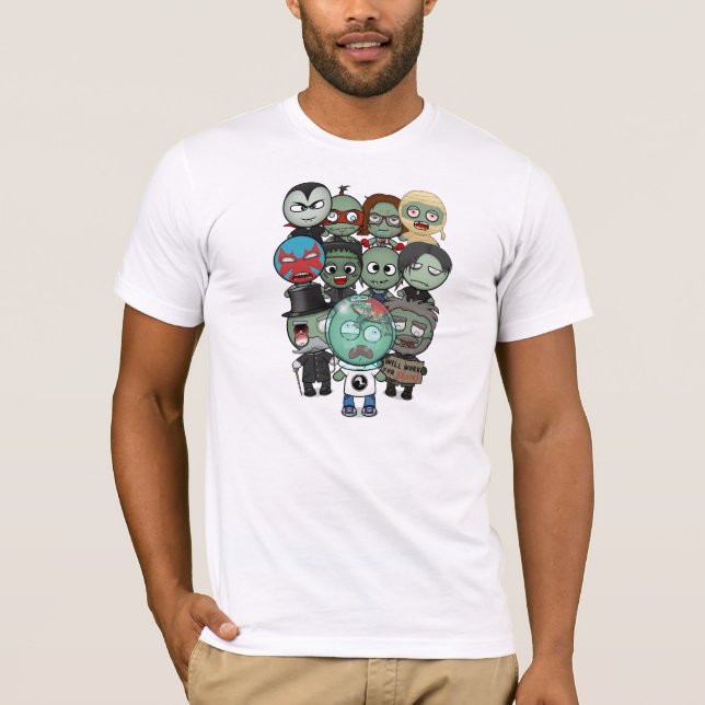 Zombieparad T-shirt (Framsida)