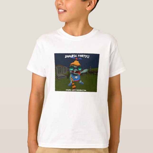 Zombieparty T-shirt (Framsida)
