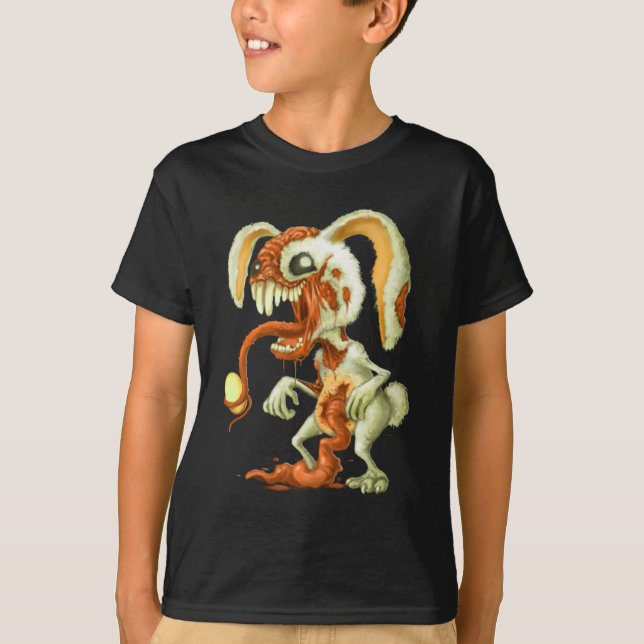 Zombiepåskhare Tee (Framsida)