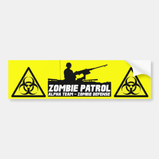 Zombiepatrull - alfabetisklagbildekal bildekal