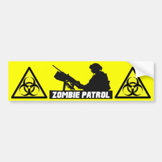 Zombiepatrull - på vapenbildekalet bildekal