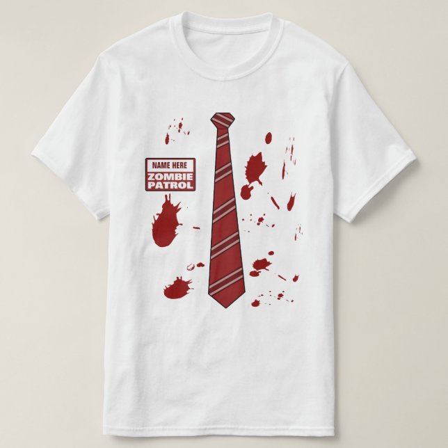 Zombiepatrull Tee Shirt (Design framsida)