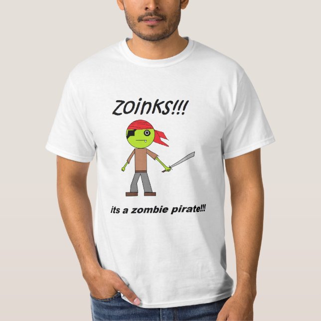 zombiepirat t shirt (Framsida)