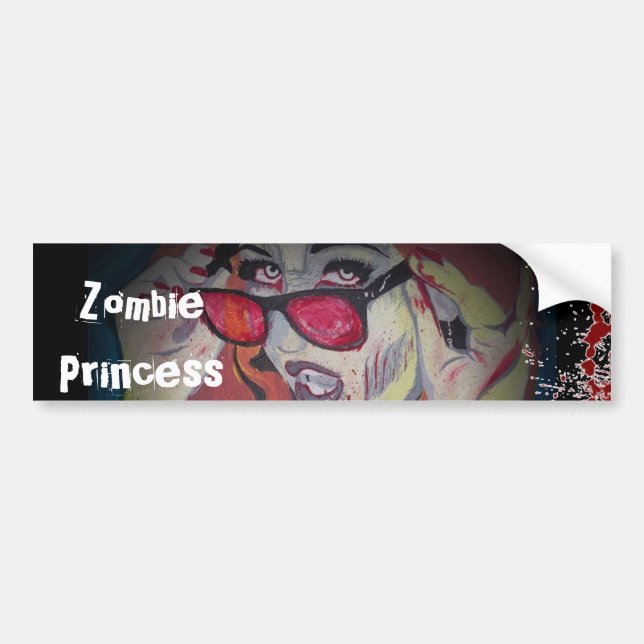 ZombiePrincess bildekal (Framsidan)