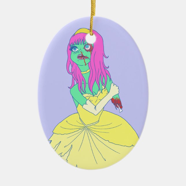 ZombiePrincess Julgransprydnad Keramik (Framsidan)
