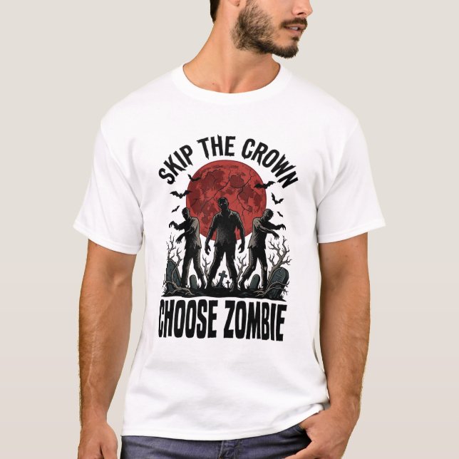 Zombieprinsessa Tröja Vintage Skräck Grafisk_1 (Framsida)