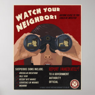 Zombiepropaganda Poster