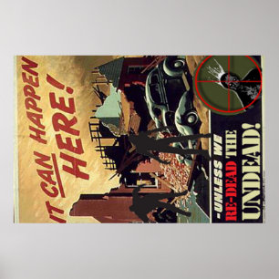 zombiepropagandaaffisch poster