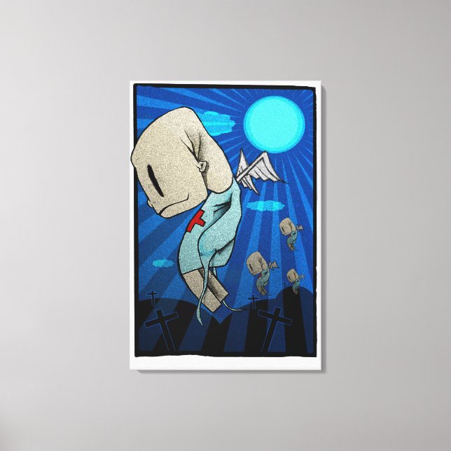 Zombies 2012 canvastryck (Framsida)