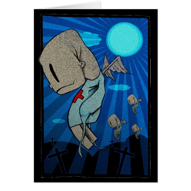 Zombies 2012 hälsningskort (Framsidan)