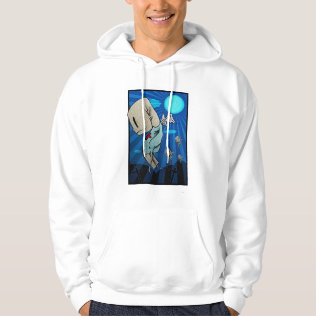 Zombies 2012 sweatshirt med luva (Framsida)