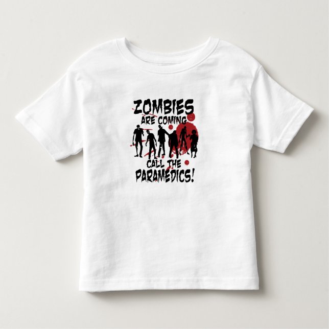 Zombies är den kommande appellen t shirt (Framsida)