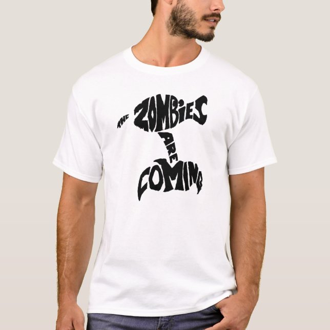 Zombies är den kommande TD-Fläkten skjortan T Shirt (Framsida)