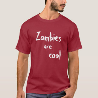 Zombies är kalla t-shirt